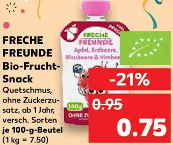 Kaufland FRECHE FREUNDE Bio-Frucht Snack Angebot