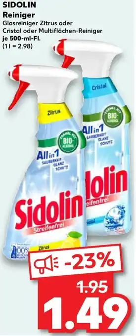 Kaufland SIDOLIN Reiniger Angebot