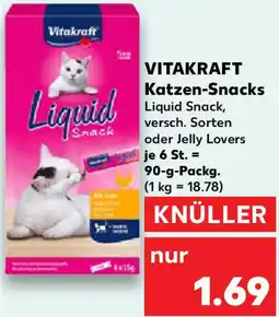 Kaufland VITAKRAFT Katzen-Snacks Angebot