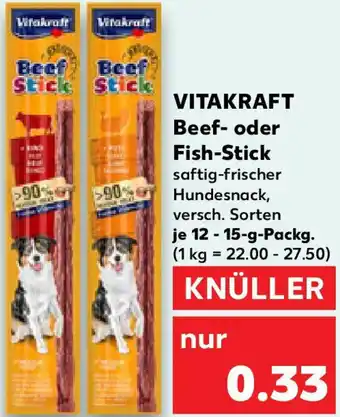 Kaufland VITAKRAFT Beef- oder Fish-Stick Angebot