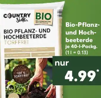 Kaufland COUNTRY Side Bio-Pflanz und Hochbeeterde Angebot