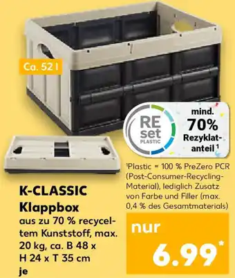 Kaufland K-CLASSIC Klappbox Angebot