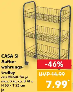 Kaufland CASA SI Aufbewahrungstrolley Angebot