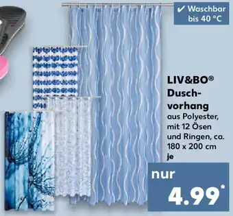 Kaufland LIV&BO Duschvorhang Angebot