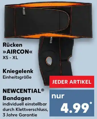 Kaufland NEWCENTIAL Bandagen Angebot