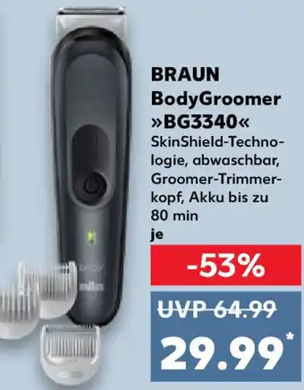 Kaufland BRAUN BodyGroomer BG3340 Angebot