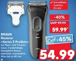 Kaufland BRAUN Rasierer Series 3 ProSkin Angebot