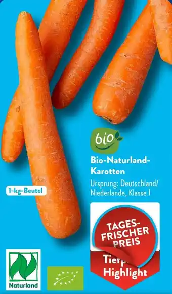 Aldi Süd Bio-Naturland Karotten Angebot