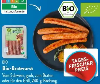 Aldi Süd BIO Bio-Bratwurst Angebot