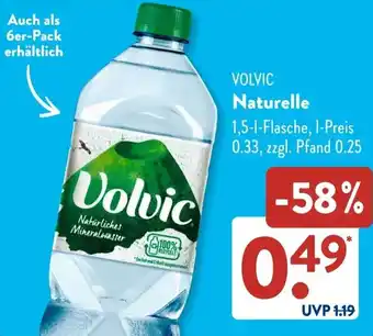 Aldi Süd VOLVIC Naturelle Angebot