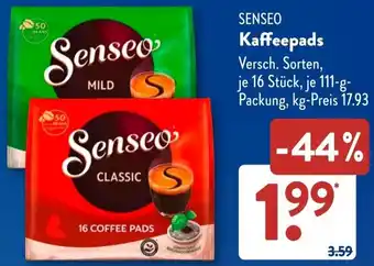 Aldi Süd SENSEO Kaffeepads Angebot