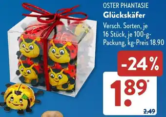 Aldi Süd OSTER PHANTASIE Glückskäfer Angebot