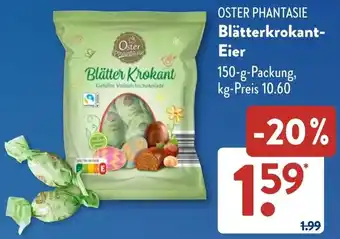 Aldi Süd OSTER PHANTASIE Blätterkrokant Eier Angebot