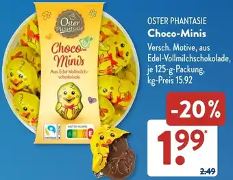 Aldi Süd OSTER PHANTASIE Choco-Minis Angebot