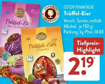 Aldi Süd OSTER PHANTASIE Trüffel-Eier Angebot