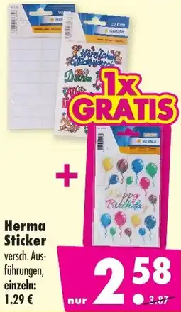 Mäc Geiz Herma Sticker Angebot