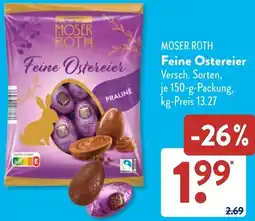 Aldi Süd MOSER ROTH Feine Ostereier Angebot