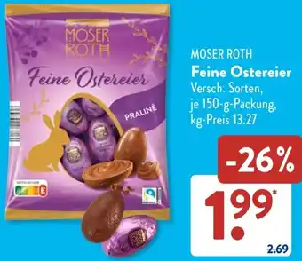 Aldi Süd MOSER ROTH Feine Ostereier Angebot