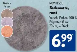 Aldi Süd NOVITESSE Badematte, rund Angebot