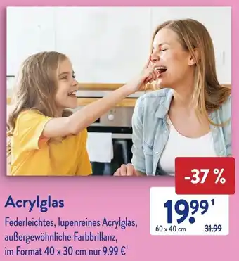 Aldi Süd Acrylglas Angebot