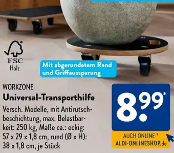 Aldi Süd WORKZONE Universal-Transporthilfe Angebot