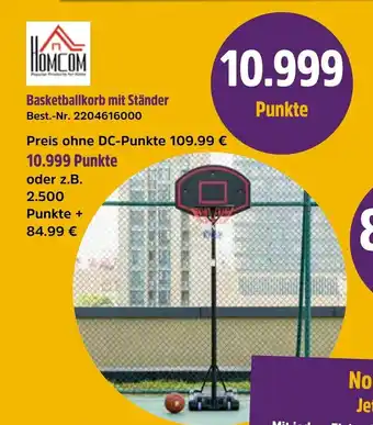 Netto Marken-Discount Basketballkorb mit Ständer Angebot