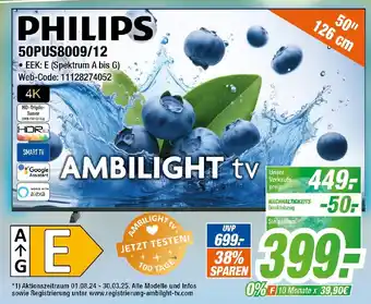 Expert Klein PHILIPS 50PUS8009/12 Angebot