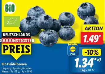 Lidl Bio Heidelbeeren Angebot