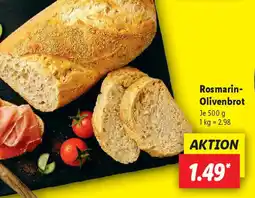 Lidl Rosmarin- Olivenbrot Angebot