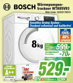 Expert Klein BOSCH Wärmepumpentrockner WTH85V93 Angebot