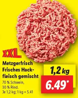 Lidl Metzgerfrisch Frisches Hack- fleisch gemischt Angebot