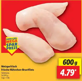 Lidl Metzgerfrisch Frische Hähnchen-Brustfilets Angebot