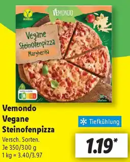 Lidl Vemondo Vegane Steinofenpizza Angebot