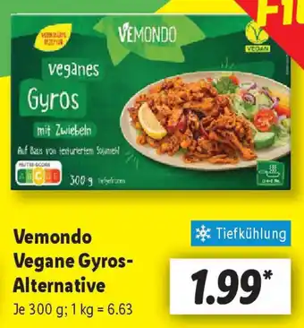 Lidl Vemondo Vegane Gyros- Alternative Angebot