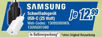 Expert Klein SAMSUNG Schnellladegerät USB-C (25 Watt) Angebot