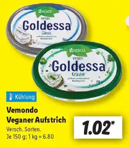 Lidl Vemondo Veganer Aufstrich Angebot