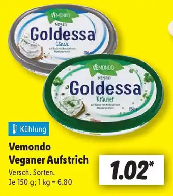 Lidl Vemondo Veganer Aufstrich Angebot