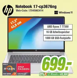 Expert Klein hp Notebook 17-cp3676ng Angebot