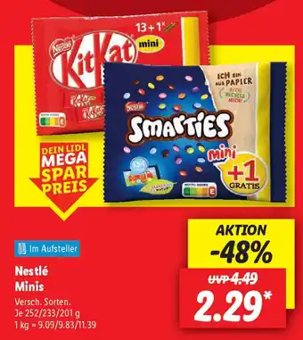 Lidl Nestlé Minis Angebot