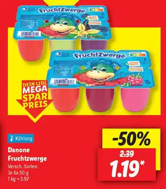 Lidl Danone Fruchtzwerge Angebot