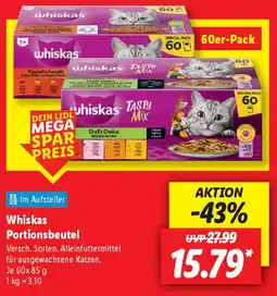 Lidl Whiskas Portionsbeutel Angebot