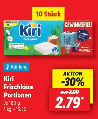 Lidl Kiri Frischkäse Portionen Angebot