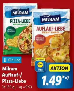 Lidl Milram Auflauf-/ Pizza-Liebe Angebot