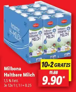 Lidl Milbona Haltbare Milch Angebot