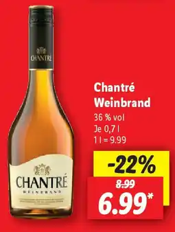 Lidl Chantré Weinbrand Angebot