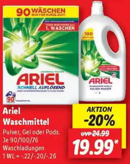 Lidl Ariel Waschmittel Angebot