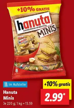 Lidl Hanuta Minis Angebot