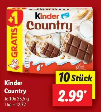 Lidl Kinder Country Angebot