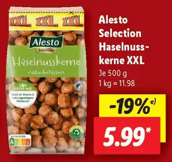 Lidl Alesto Selection Haselnuss- kerne XXL Angebot