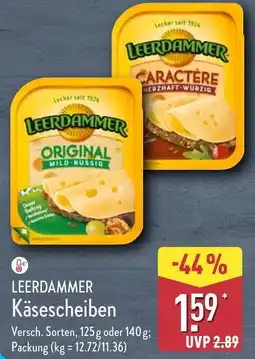 Aldi Nord LEERDAMMER Käsescheiben Angebot